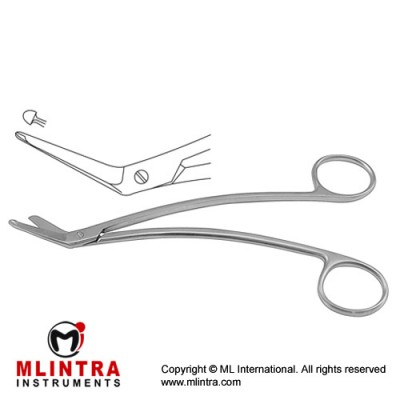 Schmieden-Taylor Dissecting Scissor One Blade Probed Stainless Steel, 16.5 cm - 6 1/2"